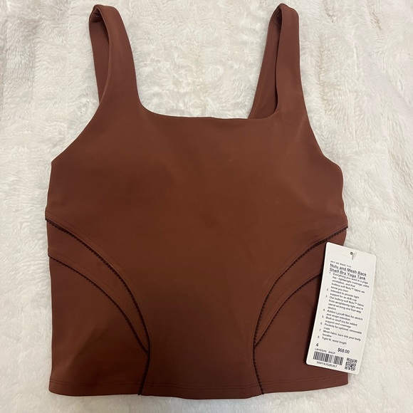 Lululemon Nulu and Mesh-Back Shelf-Bra Yoga Tank - Picture 3 of 5